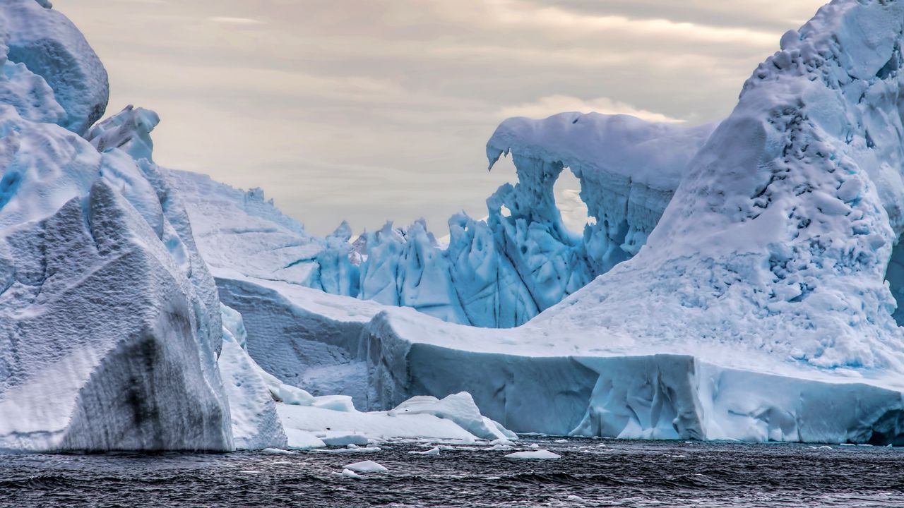 Обои айсберг, ледник, лед, антарктика