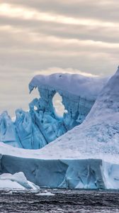 Превью обои айсберг, ледник, лед, антарктика