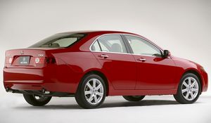 Превью обои акура, 2003, красный, вид сбоку, стиль, acura, tsx, авто