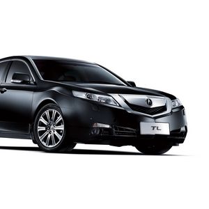 Превью обои акура, 2008, черный, вид сбоку, стиль, acura, tl, авто