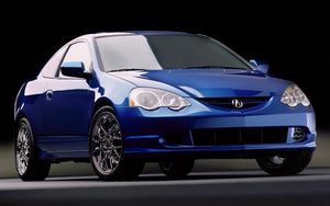 Превью обои акура, концепт кар, 2001, синий, вид спереди, стиль, acura, rs-x, concept, авто