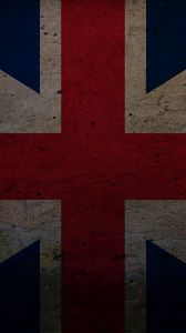 Превью обои англия, линии, кресты, красный, полосы, синий, великобритания, текстура, флаг, символ