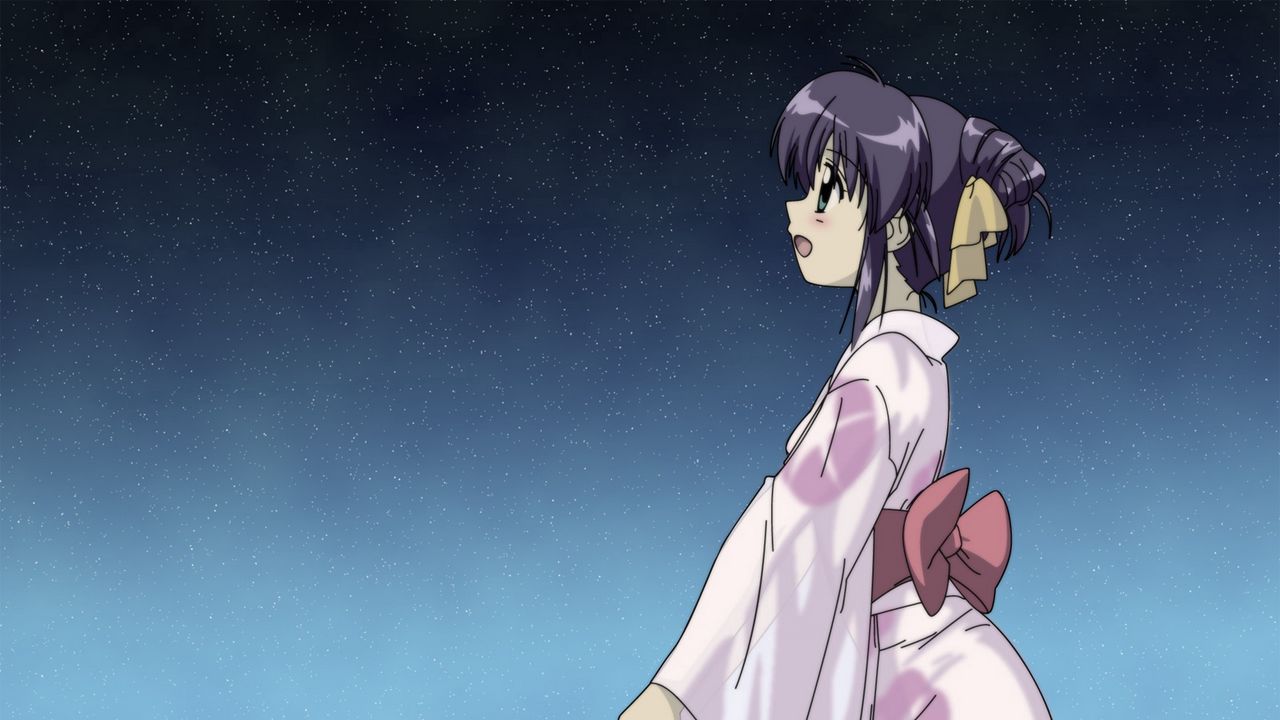 Обои аниме, девушка, кимоно, пояс