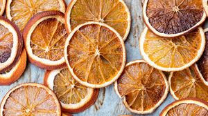 Превью обои апельсин, дольки, фрукты, цитрус