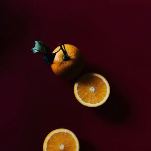Превью обои апельсин, дольки, цитрус, фрукт