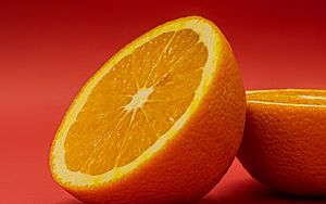 Превью обои апельсин, фрукт, дольки, цитрус