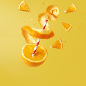 Превью обои апельсин, фрукт, сочный, яркий