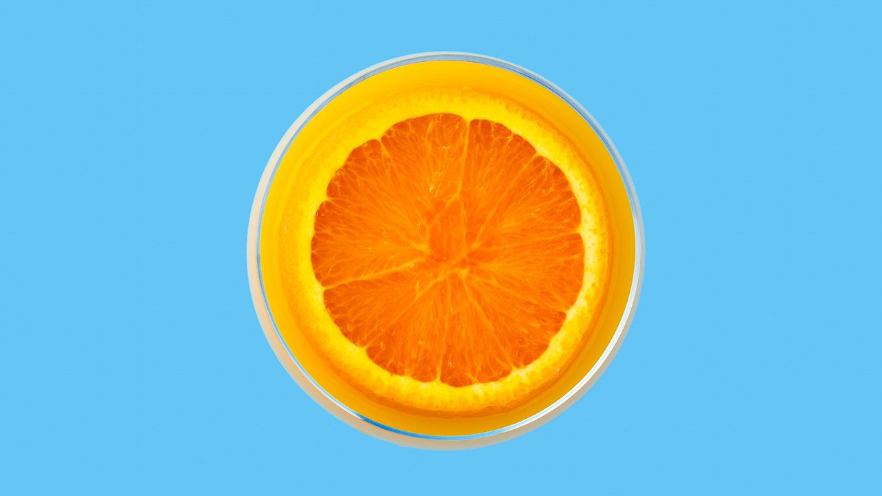 Обои апельсин, цитрус, фрукт, яркий, спелый