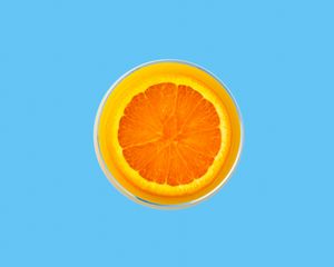 Превью обои апельсин, цитрус, фрукт, яркий, спелый