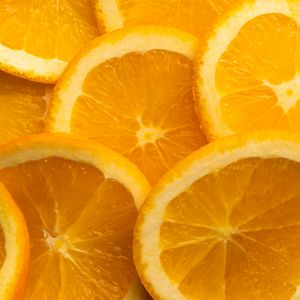 Превью обои апельсины, слайсы, цитрус, фрукт, оранжевый, желтый