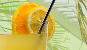 Превью обои апельсины, сок, фрукты, цитрус, напиток