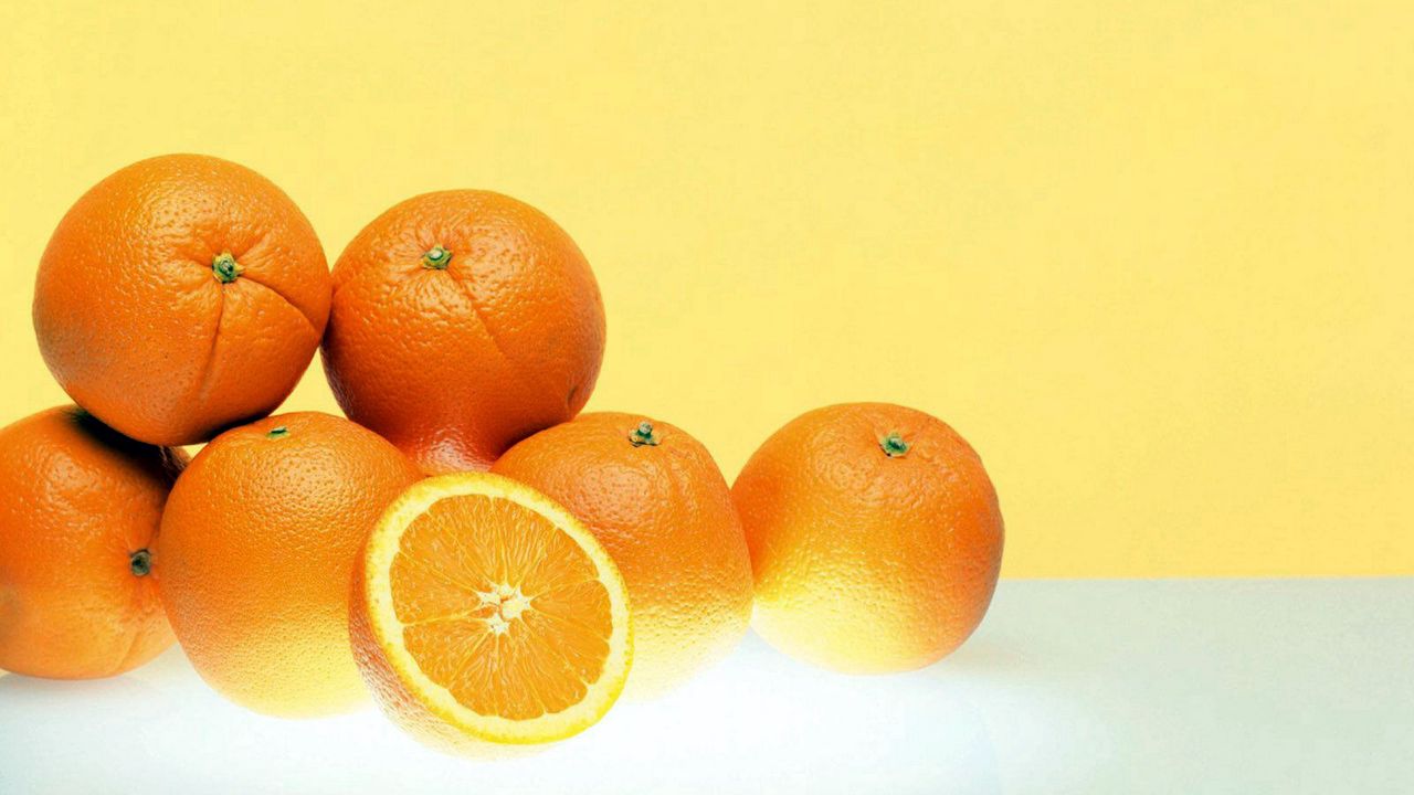 Обои апельсины, спелый, фрукт