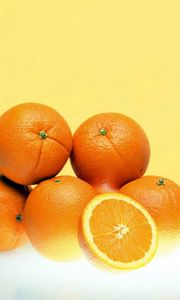 Превью обои апельсины, спелый, фрукт
