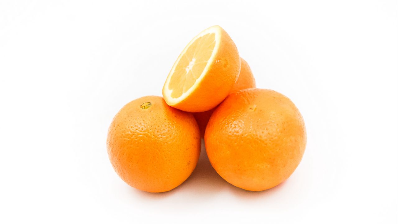 Обои апельсины, цитрус, фрукт