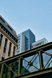 Превью обои архитектура, город, здания, небоскребы, мост, стекло