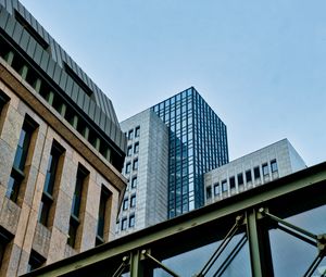 Превью обои архитектура, город, здания, небоскребы, мост, стекло