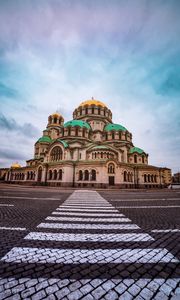 Превью обои архитектура, храм, площадь