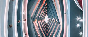 Превью обои архитектура, здание, дизайн, формы, вид снизу