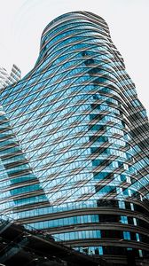 Превью обои архитектура, здание, стекло, окна, грани
