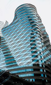 Превью обои архитектура, здание, стекло, окна, грани