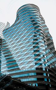 Превью обои архитектура, здание, стекло, окна, грани