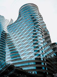 Превью обои архитектура, здание, стекло, окна, грани