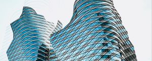 Превью обои архитектура, здание, стекло, окна, грани