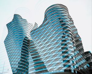 Превью обои архитектура, здание, стекло, окна, грани