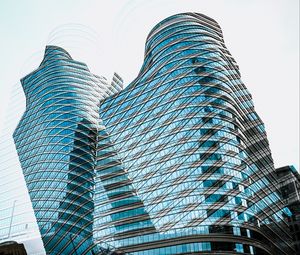 Превью обои архитектура, здание, стекло, окна, грани
