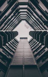 Превью обои архитектура, здания, вид снизу