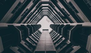 Превью обои архитектура, здания, вид снизу