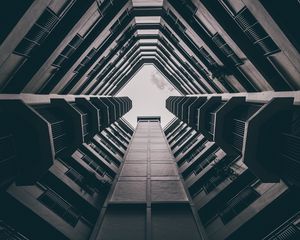 Превью обои архитектура, здания, вид снизу