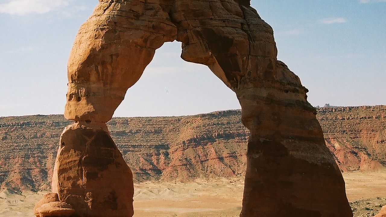 Обои арка, каньон, песчаный, скалы, песок