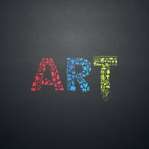 Превью обои art, надпись, буквы, креатив, минимализм