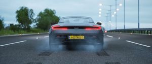 Превью обои aston martin db1117, aston martin, спорткар, автомобиль, фары