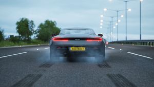 Превью обои aston martin db1117, aston martin, спорткар, автомобиль, фары