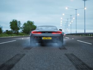 Превью обои aston martin db1117, aston martin, спорткар, автомобиль, фары