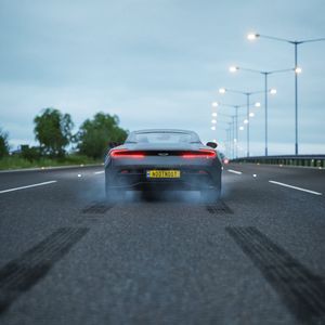 Превью обои aston martin db1117, aston martin, спорткар, автомобиль, фары