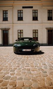 Превью обои aston martin db1117, aston martin, спорткар, автомобиль, вид спереди