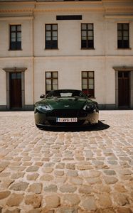 Превью обои aston martin db1117, aston martin, спорткар, автомобиль, вид спереди