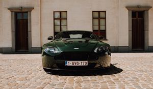 Превью обои aston martin db1117, aston martin, спорткар, автомобиль, вид спереди