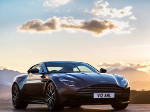 Превью обои aston martin, db11, вид сбоку