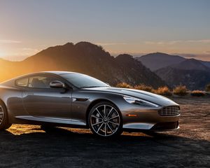 Превью обои aston martin, db9, gt, вид сбоку