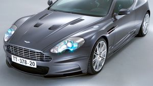 Превью обои aston martin, dbs, 2006, серый, вид спереди, авто, астон мартин