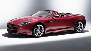 Превью обои aston martin, dbs, 2009, темно-алый, вид сбоку, стиль, астон мартин, авто