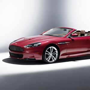 Превью обои aston martin, dbs, 2009, темно-алый, вид сбоку, стиль, астон мартин, авто