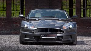 Превью обои aston martin, dbs, 2010, серый, вид спереди, спорт, астон мартин