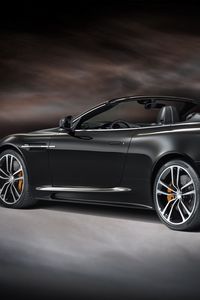 Превью обои aston martin, dbs, 2011, черный, вид сбоку, стиль, астон мартин, авто