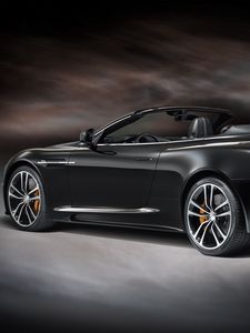 Превью обои aston martin, dbs, 2011, черный, вид сбоку, стиль, астон мартин, авто