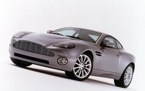 Превью обои aston martin, v12, vanquish, 2001, сиреневый, вид сбоку, авто, астон мартин